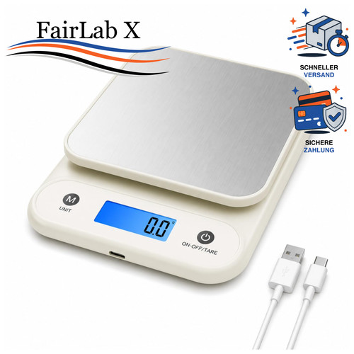 Digitale küchenwaage 5kg 1g - digitale,