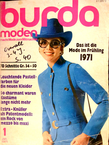 Altes burda modeheft ausgabe - altes,