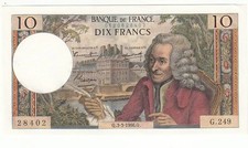 (GERM) 10 FRANCS VOLTAIRE