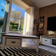 Massivholz Couchtisch