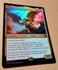 MTG Magic: # FOIL # Sela Goldnachtschwert, Gisela, Blade of Goldnight, ENGEL 