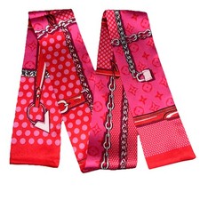 Taschenband Haarband Tuch Schal Satin Tuch Tasche Schal Dekor Schleife