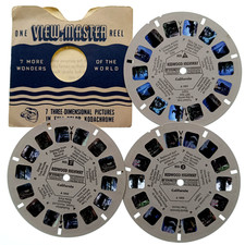 3x VIEW-MASTER 3D REEL ⭐