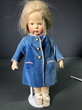 Alter Puppenmantel + Mütze