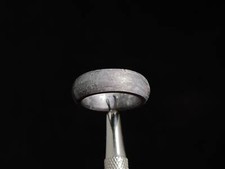 GIBEON Meteorit Ring - Größe 6,5 - Ehering Weltraum Astronomie Schmuck, 45915