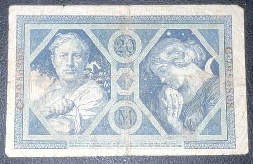 Deutsches reich reichsbanknote - deutsches,