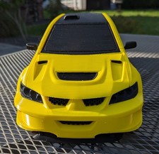 Mitsubishi Evo VIII RC Modell 1:10 mit Chassis 3d Druck ARR