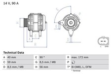 Lichtmaschine Generator für Skoda Fabia I Kombi Limo Octavia 00-07 Bosch
