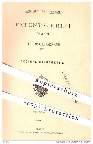Original patent friedrich - original,