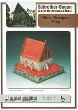 Kartonmodell Altneu-Synagoge