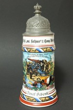 Alter Detachement Reservistenkrug FAR 1 München Bayern Krug Bierkrug Fuss Art.