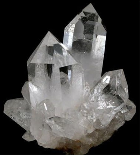 Hyalin quarz druse - hyalin,