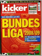 kicker Sonderheft Bundesliga 2008/2009, 08/09  (top Zustand)