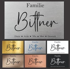 Türschild Klingelschild