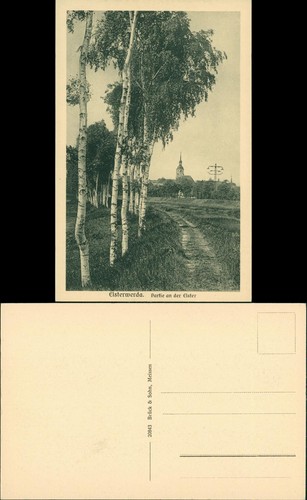 Ansichtskarte elsterwerda - ansichtskarte,