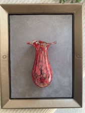 Schöne rote Shakspeare Glas &