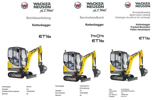 Wacker neuson et16 - wacker,