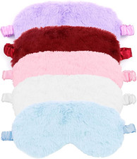 5 Stück Plüsch-Augenmaske