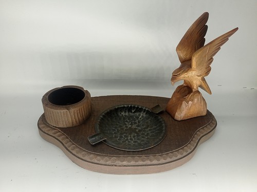 Holz aschenbecher holzfigur - aschenbecher,