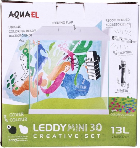 Aquael aquarium set leddy - aquael, mini