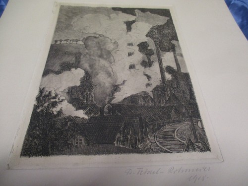 Original radierung von - -,