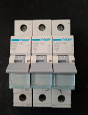 Leitungsschutzschalter 1pol. B-32A 6KA, HAGER MBN132, 3 Stück