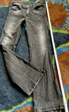 DIESEL schwarz-grau BOOTCUT