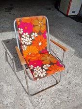 camping stuhl klappbar 70er