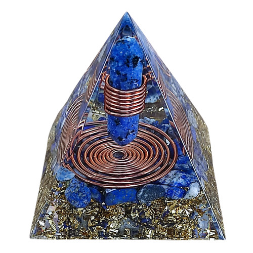 Lapislazuli edelstein pyramide - edelstein,