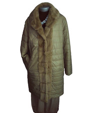 Judith Williams Wendejacke/Longjacke/Kurzmantel+Webpelz+Stepp Gr.44+neuwertig
