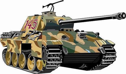 Aufkleber panther panzer - panther,