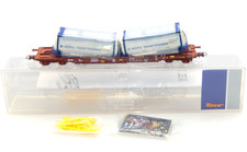 Roco H0 76230 Taschenwagen Sgmns AAE - VOTG Tankcontainer