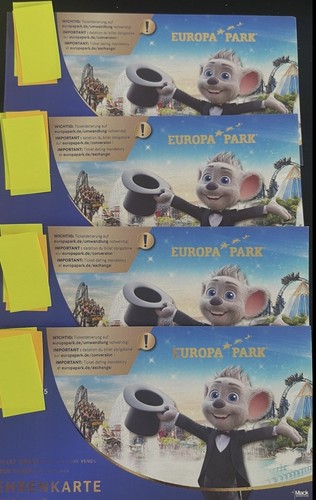 Europapark tickets - 4,
