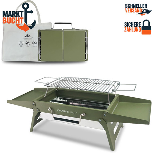 Tragbarer holzkohlegrill - tragbarer,