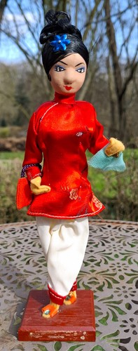 Trachten puppe chinesin aus - chinesin,