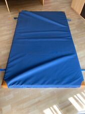 Grevinga Turnmatte (70 VB) in blau, 200x100x6 cm, Wie neu, braune Ecken, Nur Bar