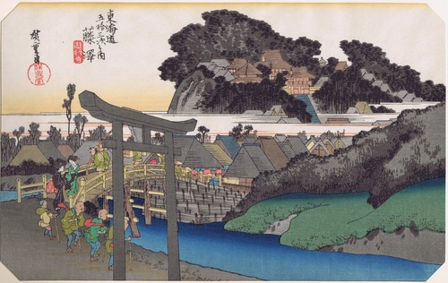 Hiroshige tokaido station - hiroshige,