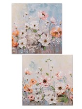 2er Set Wandbilder Blumenwiese