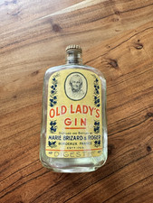 Gin Flasche leer Marie Brizard & Roger Old Lady's Gin rar selten alt