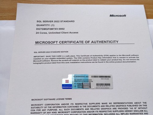 Sql server 2022 standard - server,