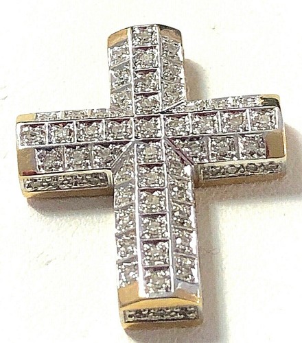 Goldkreuz mit diamanten - diamanten, ca
