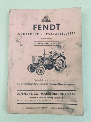 Fendt f24l schlepper dieseloss - f24l,
