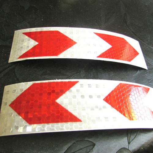 Rot weiss reflektionsfolie - rot,