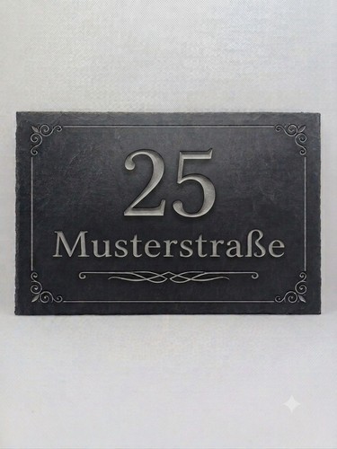 Hausnummer schild - hausnummer,