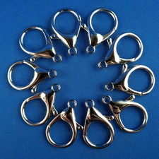 Trachten Charivari Kette Verschluss Haken Karabiner Trachtenkette Scharivari 10x