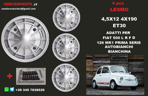 Alufelgen abarth lesmo fiat - abarth,