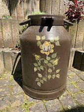 Allgäuer Milchkanne 100% Aluminium ca.7kg, 50cm h, handbemalt