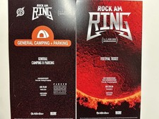 2x Rock am Ring Tickets 2026 + Camp/Park