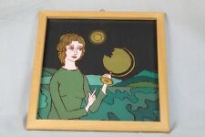 Johanna Gagelmann - Hinterglasbild - monogrammiert - Seherin - Biberach  /S122