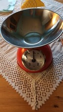 NEDIS Küchenwaage Retro Metall Rot, KASC110RD